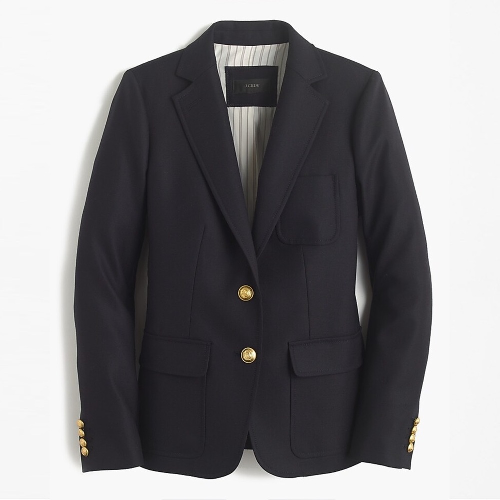 J. Crew - Rhodes Blazer in Italian wool - Navy - Picture 2 of 16